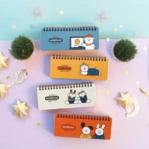 핑크풋 꼬망 스케줄수첩 스케줄 플래너 위클리 스프링 미니 일정관리 주간 계획 (3개)