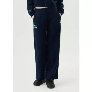 [르꼬끄](강남점)[이월][60% OFF] 여성 플러피니트 스트레이트 팬츠 NVY / QP422OFPO6