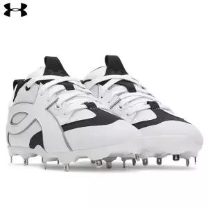 언더아머 UA 야드 아이콘 징화 일체 징스파이크 야구화 화이트 6010141 100