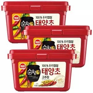 사조 해표 순창궁 우리햅쌀 태양초 고추장 2kg x 3개 / 장류