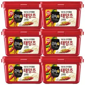 사조 해표 순창궁 우리햅쌀 태양초 고추장 2kg x 6개 / 장류