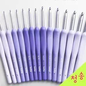 튤립 에티모 무라사키 코바늘 라벤더 뜨개바늘 모사용 뜨개질 바늘