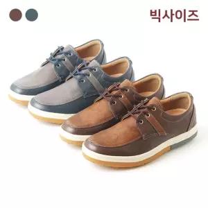 SSH25007 남성 캐주얼 투톤 로퍼 빅사이즈 단화 패션화 케화 남자