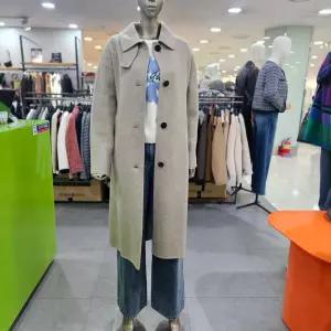 시슬리/애플아울렛/스텔라 싱글 벨티드 롱 코트 SACT39461