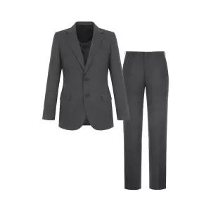 [하프클럽/BY파크랜드]그레이 모혼방 스트레치 정장 세트-AA2SS882_AA2PS882