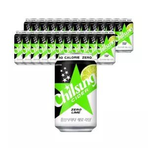 칠성사이다 제로 라임 355ml, 24입, 1개