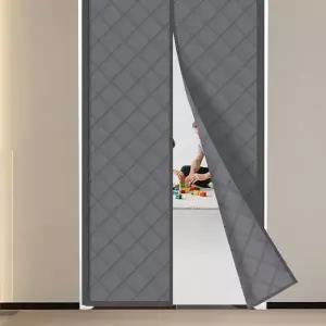 방수 현관문 외풍 차단 커튼 자석 사계절 방풍 막 방풍문