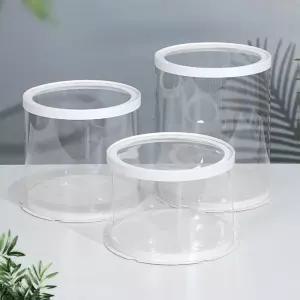 투명 원형 케이크상자 케이스 케? 상자 빵 베이커리