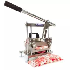 육절기 삼겹살 수동 가정용 냉동 슬라이서 냉동고기 작두