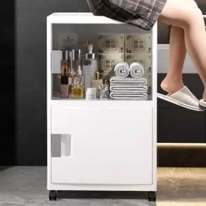 화장실 수납 캐비닛 욕실장 수건 2단 보관 2겹 틈새