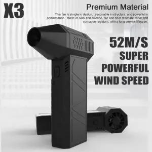 터보팬 고출력 제트 휴대용 송풍기 선풍기 무단 초강력