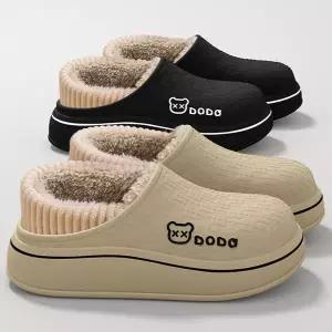 여성 털 슬리퍼 초경량 사무실 두꺼운 겨울 털 슬리퍼 푹신한 따뜻한 방한화 실내화 논슬립 베란다 미끄럼