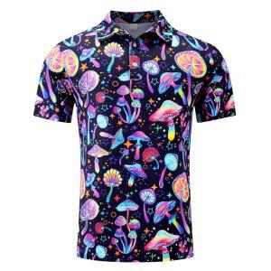 패니언트 남성 골프 폴로 셔츠 반팔 3D 프린팅 드라이 핏 모이스처 위킹 4방향 스트레치 여름 운동