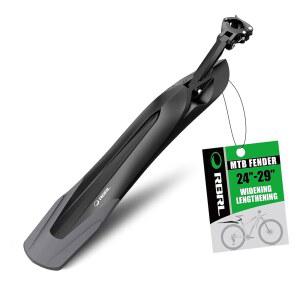 RBRL 자전거 펜더 조절 가능한 머드가드 24 29인치 범용 분해 펜더 물과 먼지가 튀는 것을 방지하는 자전거 이바이크 MTB용 후면