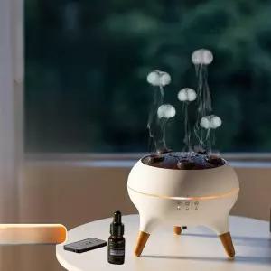 춤추는 무드등 해파리 해파리 물멍 가습기 춤추는 원형