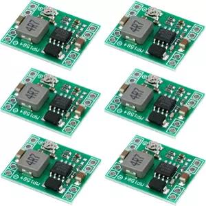 MTDELE 6Pcs 5V 벅 컨버터 미니 MP1584EN DC-DC 3A 전원 공급 조절 모듈 24V ~ 12V 9V 3V