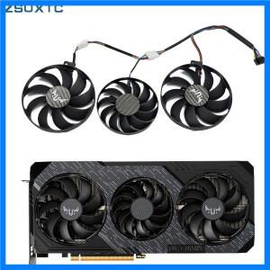 그래픽 카드 냉각 팬용 T129215SU T128010SU 7 핀 5600XT RX5700XT ASUS Radeon RX 5600 5700 XT TUF X3 EV