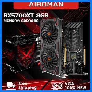 AIBOMAN RX5700XT 8G 256Bit GDDR6 BUSType PCI-E 4.0x16 컴퓨터 조립 액세서리 그래픽 카드