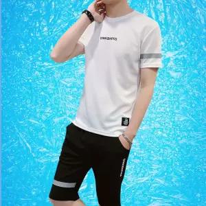 여름 운동복 세트 쿨링 밴딩 짐웨어 상하의 셋업 축구 짐웨어 헬스 티셔츠 운동 바지 팬츠 단체티 반팔티