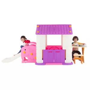 4세 소꿉놀이 하우스 책상 미끄럼틀 바이올렛 키즈카페 조카선물 유아집 육아방