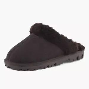 슈즈MARY 여성 경량 소가죽 양털 어그 슬리퍼 K814004PDW 초콜릿2080527