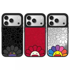 일본 만화 해바라기 거울 폰 케이스 마그세이프 호환 아이폰 17 16 15 14 13 프로 맥스 플러스 낙하 방지