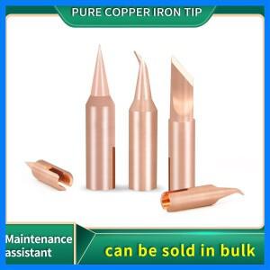 순수 구리 인두 팁 JBC C210 납땜 팁 재작업 스테이션 용접 헤드 BGA 납땜 도구 브랜딩 인두 용접 도구