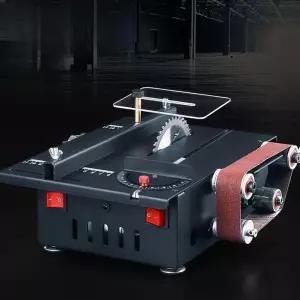 소형 테이블 쇼 조기대 절단기 각도형 원형톱 사포