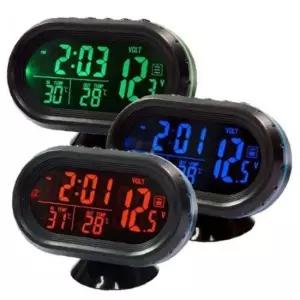 차량용 디지털 시계 볼트메타 온도계