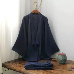 남성 유카타 잠옷세트 세트 상하의세트 로브 남자