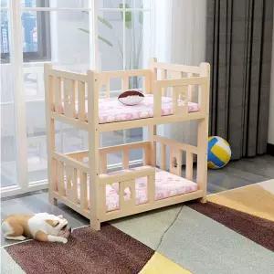 2층 침대 베드 어른 원목 난간 복층 원룸 2층침대 강아지