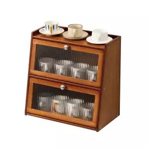 원목 빈티지 그릇장 찬장 엔틱 접시 진열장 주방수납 카페장