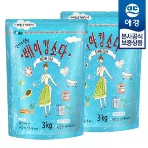 [애경] 엄마의선택 베이킹소다 리필 3kg x2개[35666259]