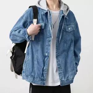 [모로엠]남성 탈부착 후드 데님 자켓 DMS JUA Q4226533_P414156207
