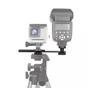 LED 브라켓 핫슈 크로스바 마운트 연장 조명 DSLR 카메라 W4AF39E