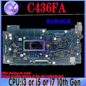 ASUS Chromebook Flip C436 노트북 마더보드(i3 i5 i7 10세대 RAM-8GB 100% 테스터기 Ok)용 메인보드