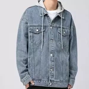 남성 워싱 핏 데님 후드 재킷 DMS-JUA-Q4276167