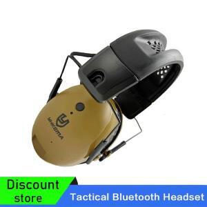 전술용 블루투스 헤드셋 전자 사격 귀마개 청력 보호 장치 사냥