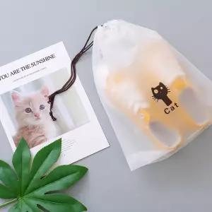 신발봉지 여행용 운동화 수납 정리 비닐 슈즈 파우치 비닐파우치