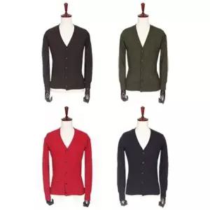 고품질 오픈 여름 니트가디건 남성 카디건 봄 스웨터 루즈핏 (WFJRVG5)