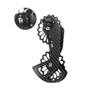 시마노-6800 /R7000 /R8000 /R9100 /R9000 자전거 액세서리용 ASYWISH 카본 파이버 세라믹 리어 디레일러 17T 풀리 가이드 휠 케이지