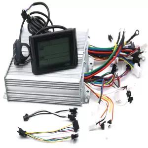 전기 자전거 전동  듀얼 드라이브 48/60/72V 1500W BLDC 스쿠터 컨트롤러 E-바이크 브러시리스 스피드 드라