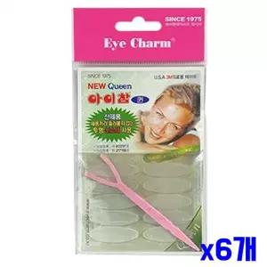 쌍커 풀테이프 아이참 x6 개 쌍꺼풀 만들기 쌍커플 쌍커풀실 양면 티나지않는쌍테 메이커