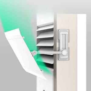 1 거치대 0x0x0cm 에어가드 5 폭 에어필터 20X60CM 바람막이 신축 직사각형 날개 에어컨 걸이식 캐비닛 에어 55CM이내