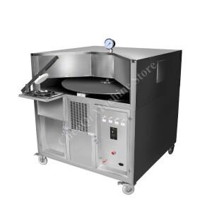 카모식 로타리 팬케이크 메이커 상업용 피타 아랍어 빵 로티 기계 오븐 만들기