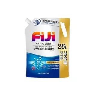 엘지생활건강 FIJI 디나자임 딥클린 프레시 2.6L 리필 (WFK9A86)