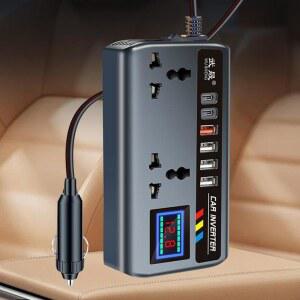 자동차 인버터 차량용 전력 12V 24V에서 220V 고출력 다기능 트럭 충전기 변압기