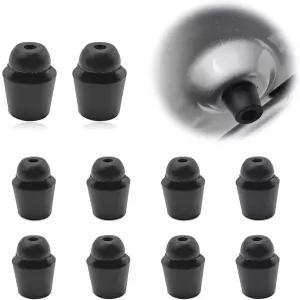 10PCS 고무 도어 댐퍼 버퍼 패드 자동 전면/후면 쇼크 업소버 가드 쿠션 자동차 오버슬램 범퍼 스토퍼 범용