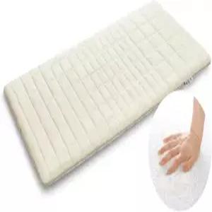 에어위브 싱글 매트리스 패드 고탄력 3단 접이식 통기성 순면침대패드 사계절용 신체 압력 분산 두께 7cm