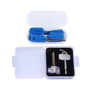 크로스 락픽 키  락용 다른 스테인레스 스틸 자워터쇠 제조공 및 초보자 훈련 도구  5 개